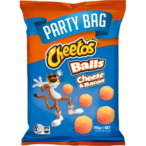 CHEETOS CHEESE & BACON BALLS 190G