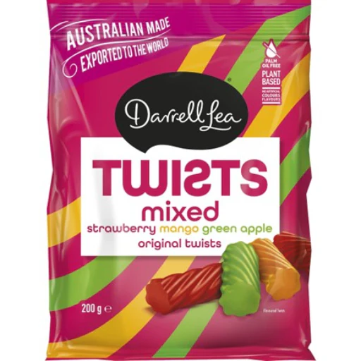 DARELL LEA MIXED FRUIT LIQUORICE 200G