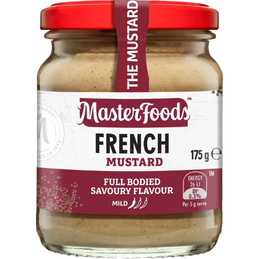 MASTERFOODS FRENCH MUSTARD 175G