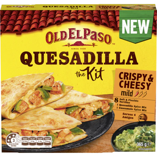 OLD EL PASO QUESADILLA KIT 365G