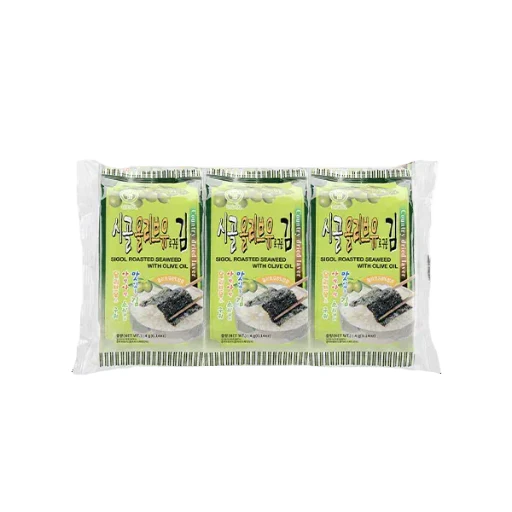 OTOKI SIGOL SEAWEED SNACK OLIVE 3PK