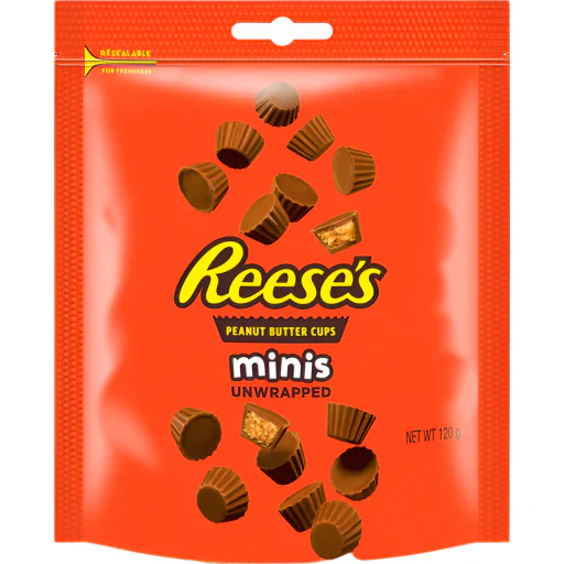 REESES PEANUT BUTTER MINIS BITES 120G