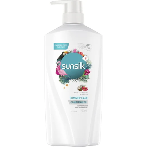 SUNSILK CONDITIONER WITH COCONUT OIL AND HIBISCUS 700ML