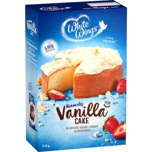 WHITE WING VANILLA CAKE 510G